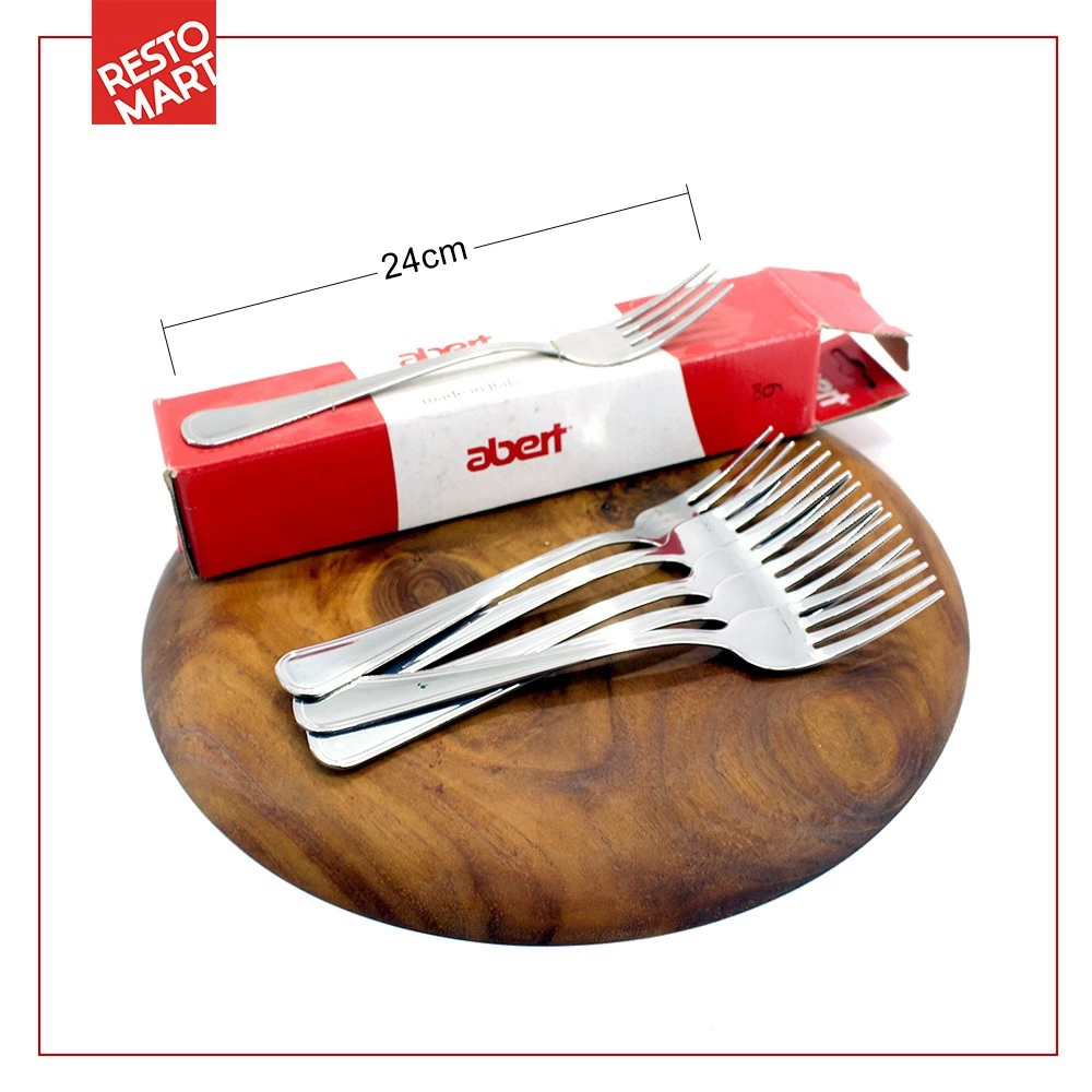 Table Fork Valencia / Garpu Makan 6 pcs RESTOMART Stainless Steel (2114001) (F0) - Image 2