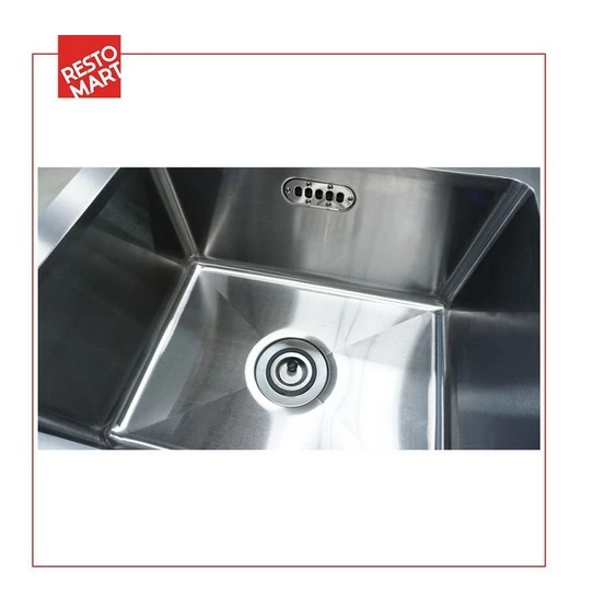 Kitchen Sink / Bak Cuci Piring Stainless / Single Sink / Sink W/O SB 6-50 RESTOMART Stainless Steel (0342205) (F0) - Image 3
