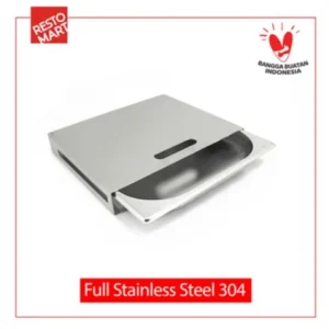 Talenan / Chopping Board Stainless Steel 33 x 27 x 5 cm RESTOMART Stainless Steel (2018150)(F0)