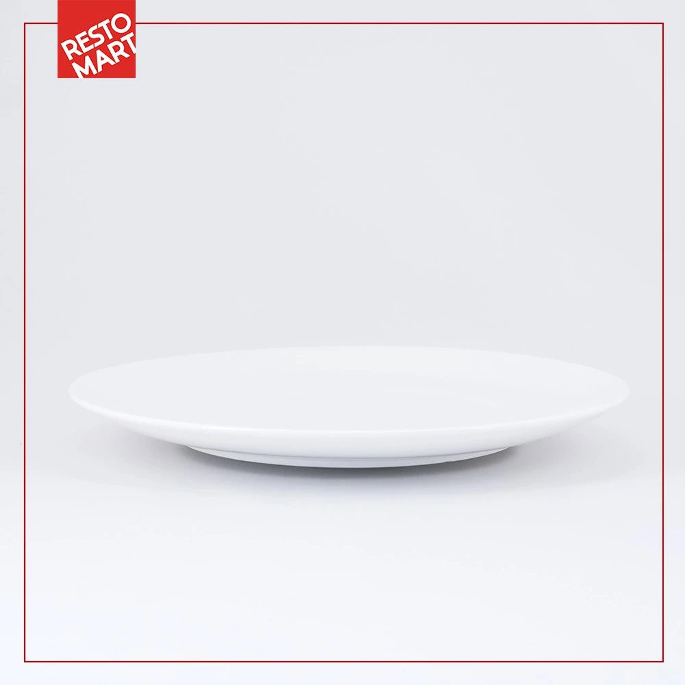 Piring makan Hotel 30.5 cm / Coupe Flat Plate 12" AQUILA Keramik (2071053) (F0)