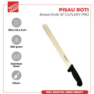 Bread Knife / Pisau Roti 10" / 25.4 cm CUTLERY PRO KB 2255 250 WH101 (1511662) (F5)