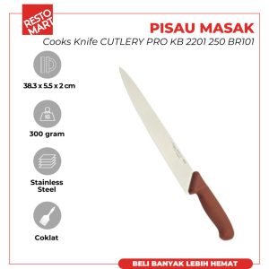 Cooks Knife 10" / Pisau Masak 25.4 cm CUTLERY PRO KB 2201 250 BR101 (1511723) (F1)
