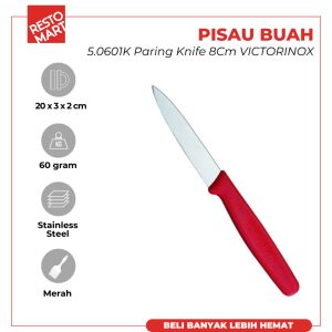 Pisau Ukir / Paring Knife 8 cm 5.0601K VICTORINOX Stainless Steel (1511045)(F0)