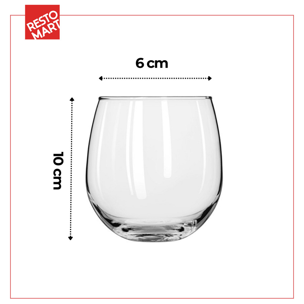 Steam less Red Wine / Gelas Wine 16.75 oz / 495 ml LIBBEY Kaca (2063083) (F8) - Image 3