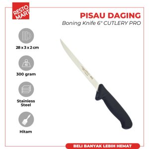 Boning Knife 6" / Pisau Fillet 15.24 cm CUTLERY PRO KB 2208 150A BK101 (1511719) (F8)