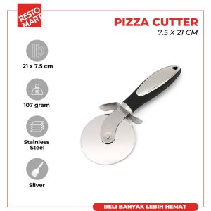 Pemotong Pizza / Pisau Pizza / Pizza Cutter 7.6 x 21 cm RESTOMART Stainless Steel (2716172) (F6)