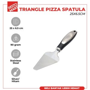 Sendok Kue / Cake Server / Pisau Kue / Triangle Pizza Spatula 25 x 6.5 cm RESTOMART Stainless Steel (2716173) (F11)