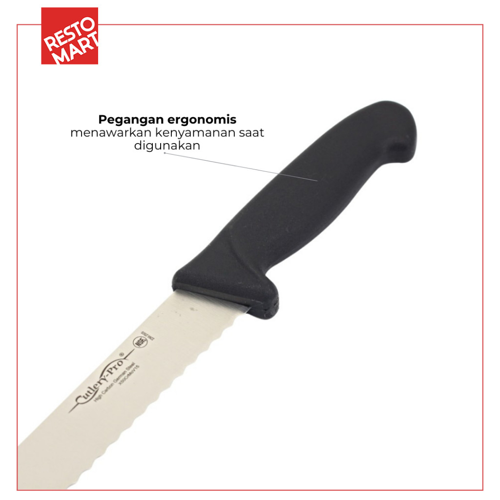 Roaster Slicer Knife 10" / Pisau Dapur / Pisau Daging 25.4 cm CUTLERY PRO KB 2266 250S BK101 (1511671) (F4) - Image 4