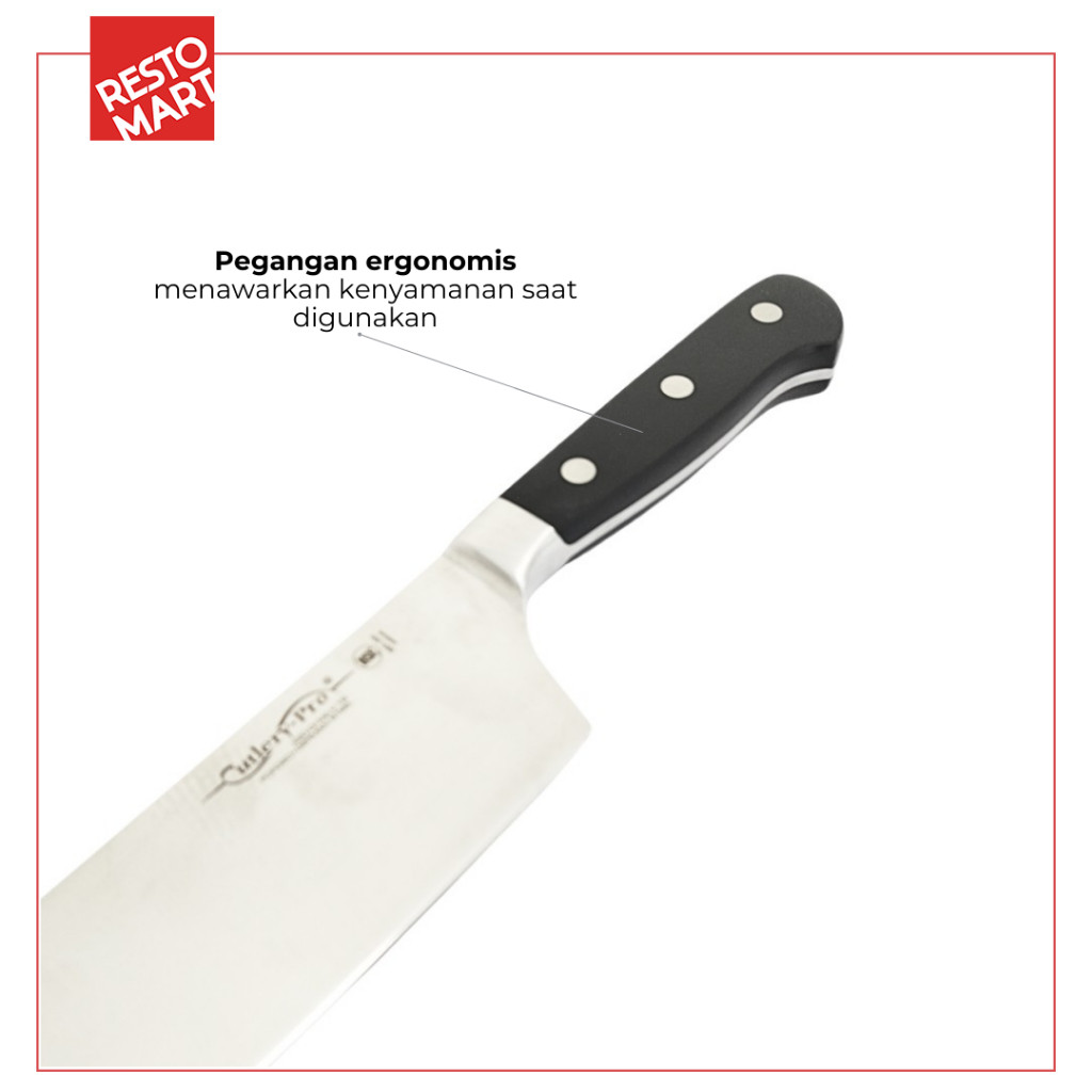 Forged Cooks Knife 12" / Pisau Tempa 30.5 cm CUTLERY PRO FR 9801 300 BK301 HR CP (1511731) (F0) - Image 4