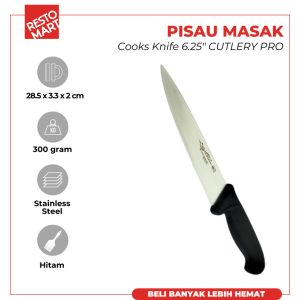 Cooks Knife 6.25" / Pisau Masak CUTLERY PRO KB 2201 160 BK101 (1511740) (F7)