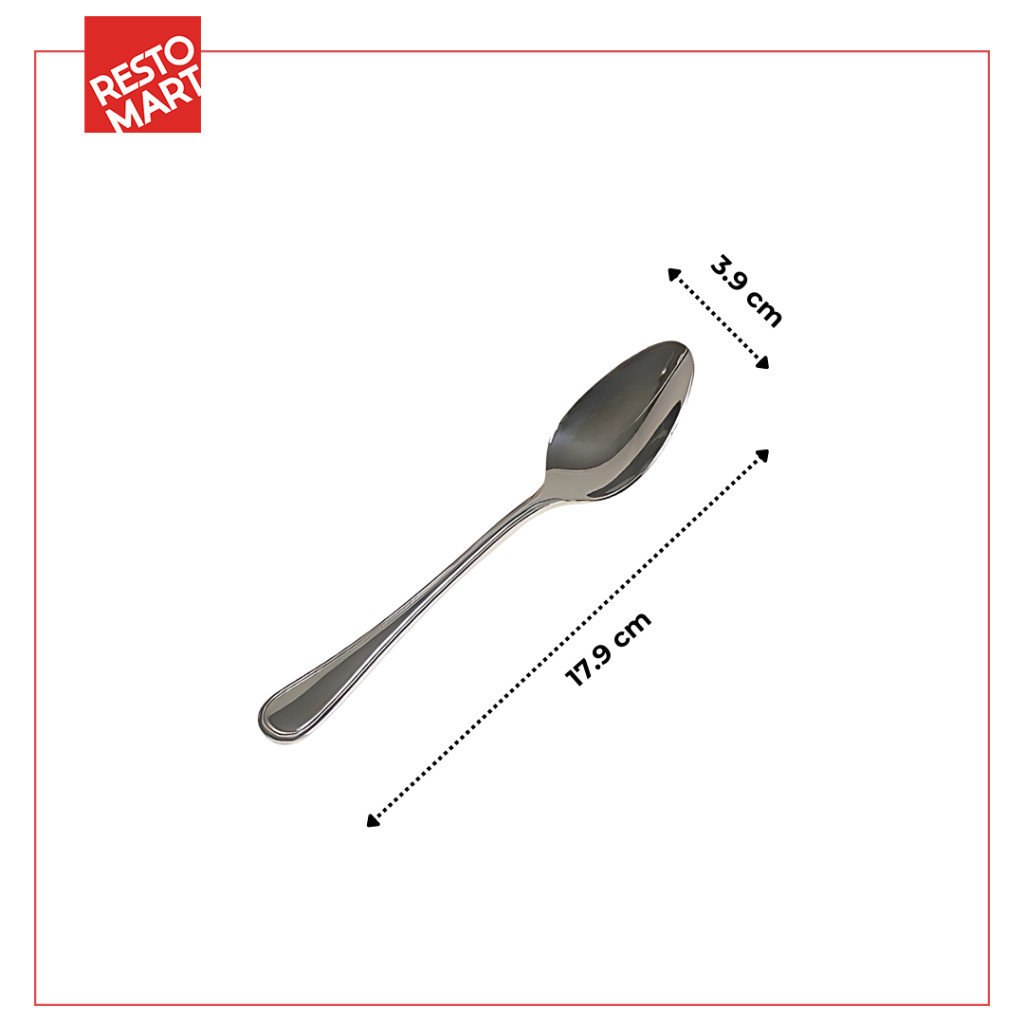 Sendok Dessert / Dessert Spoon AQUILA Stainless Steel (2111120) (F7) - Image 2