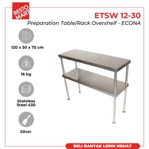 Rak Dapur Stainless / Preparation Rack / Rak ETSW 12-30 ECONA Stainless Steel (0144447)(F3)