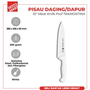 Pisau Daging / Pisau Dapur 25.4 cm / Meat Knife 10" Professional TRAMONTINA (1511563) (F5)