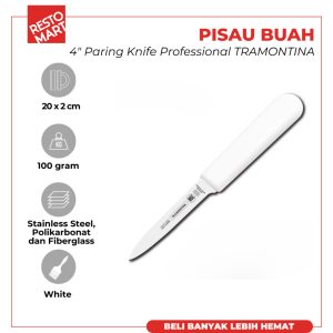 Pisau Buah / Pisau Garnish 10 cm / Paring Knife 4" Professional TRAMONTINA (1511570) (F12)