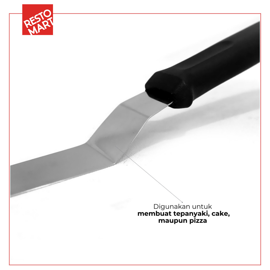 Sutil 25.4 cm / Spatula Angled 10" RESTOMART Stainless Steel (0611097) (F5) - Image 3