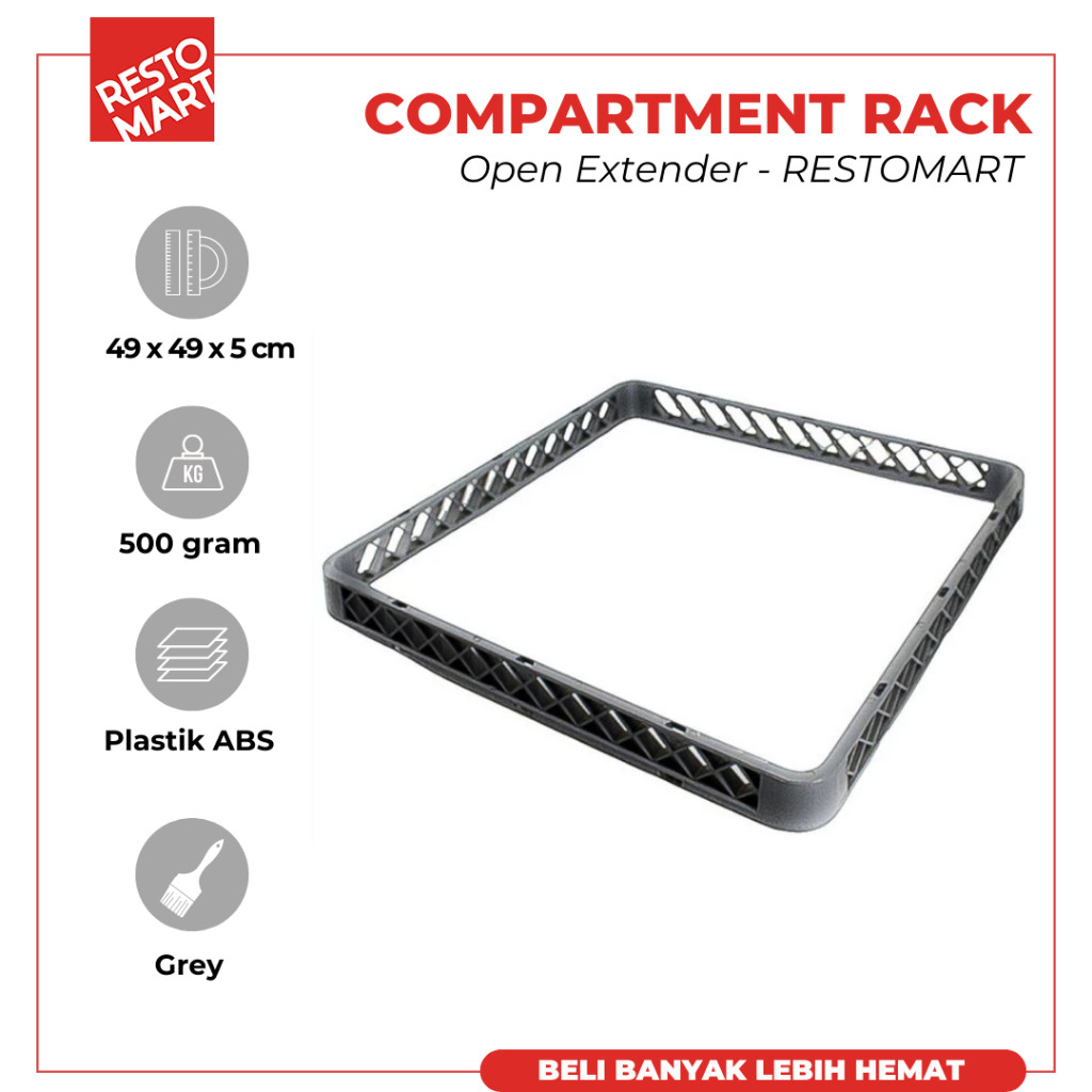 Open Extender Compartment Rack RESTOMART ABS (2835029) (F4)