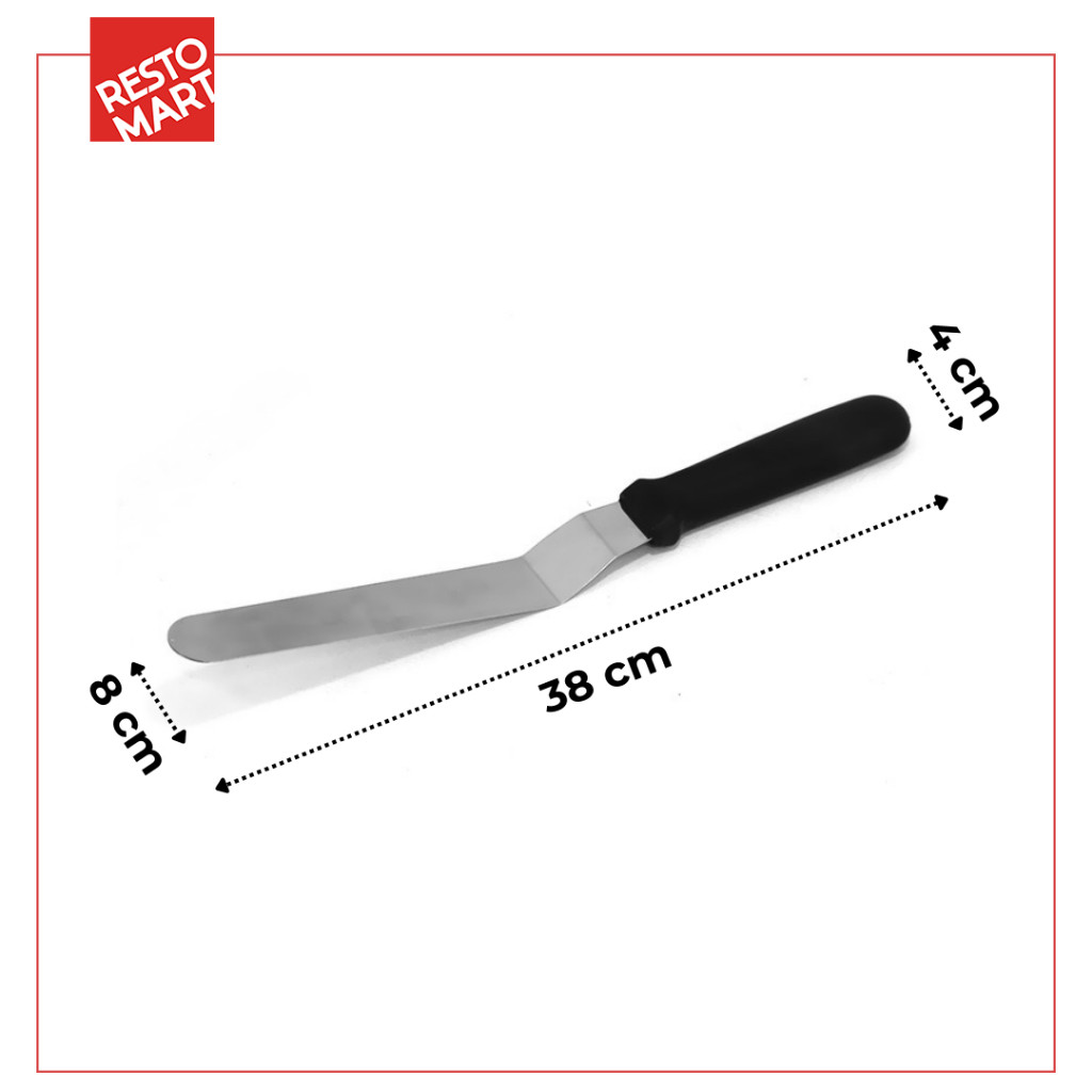 Sutil 25.4 cm / Spatula Angled 10" RESTOMART Stainless Steel (0611097) (F5) - Image 2