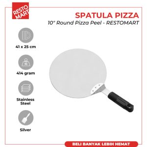 Sekop Pizza / Spatula Pizza 25.4 cm / Round Pizza Peel 10" RESTOMART (2415080) (F11)