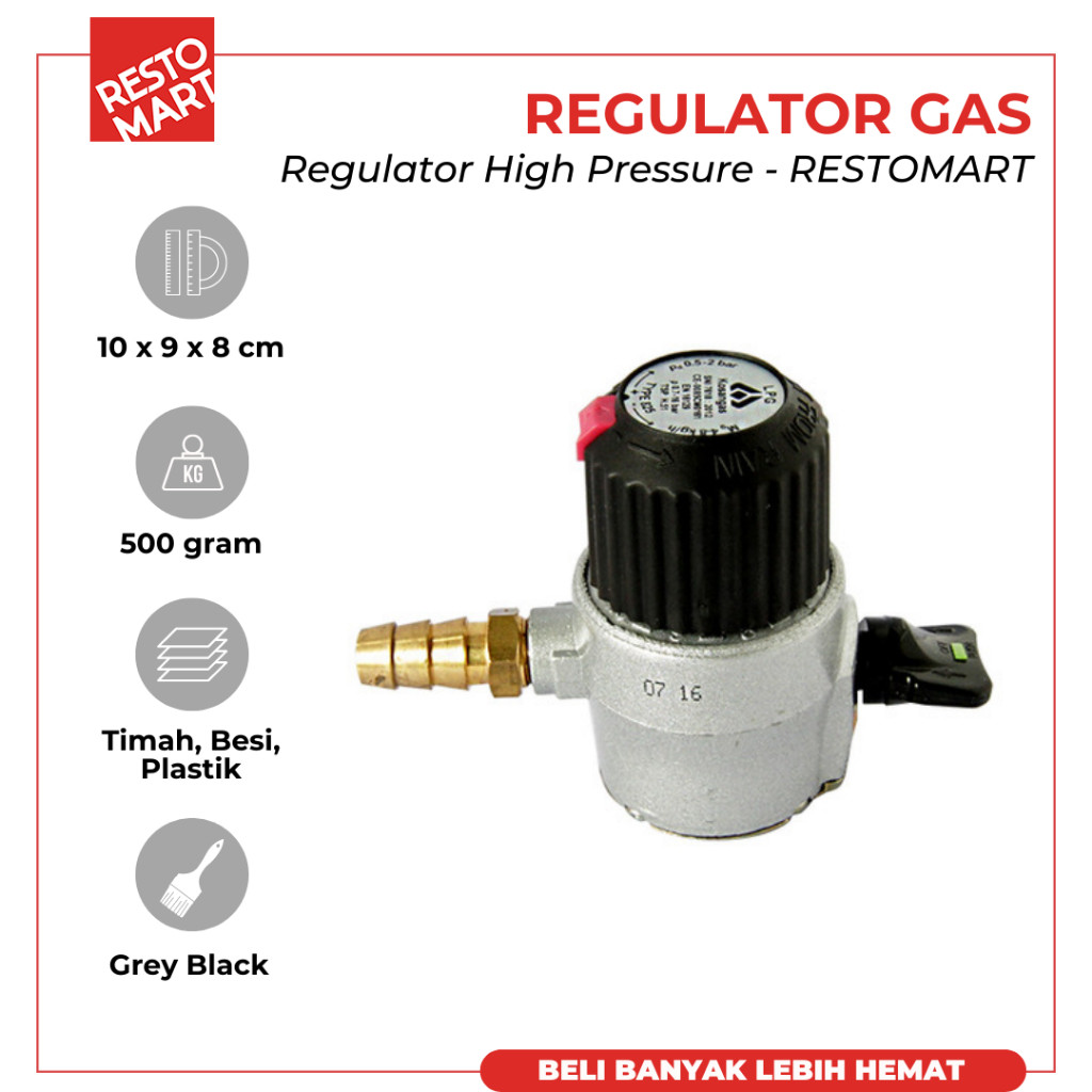 Regulator Tekanan Tinggi RESTOMART (8042134)(F2)