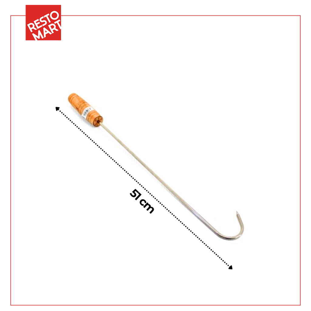 Hook / Ice Hook / Meet Hook RESTOMART Stainless (2619009) (F2) - Image 2