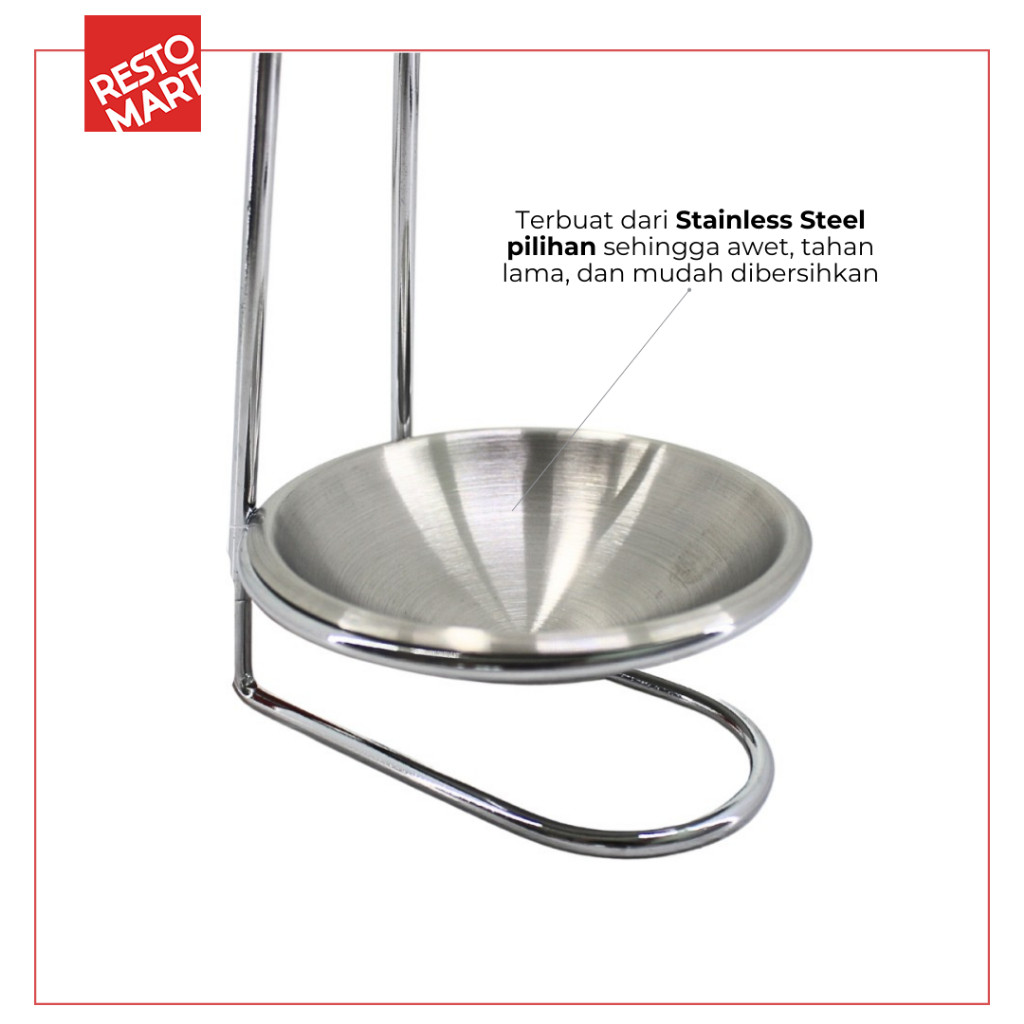 Ladle Holder RESTOMART Stainless Steel (2018107) (F6) - Image 4