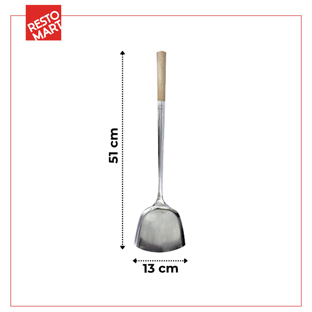Sutil / Spatula Wok 51 cm / Turner XL 2# Stainless (2218051) (F12) - Image 2