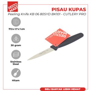 Peeling Knife 3" / Pisau Kupas 7.62 cm CUTLERY PRO KB 06 80SYD BK101 (1511715) (F10)
