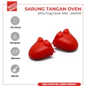 Sarung Tangan Oven Tahan Panas / Frog Oven Mitt MAXIM Silicon (1515102) (F4)