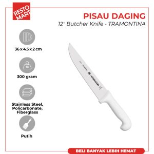 Pisau Daging / Pisau Dapur 30.48 cm / Butcher Knife Professional 12" TRAMONTINA (1511559) (F9)