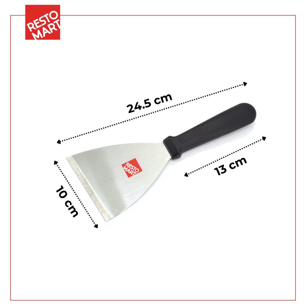 Spatula / Scrapper Gagang Kayu / Stiff Scrapper RESTOMART Kayu (2716105) (F9) - Image 2