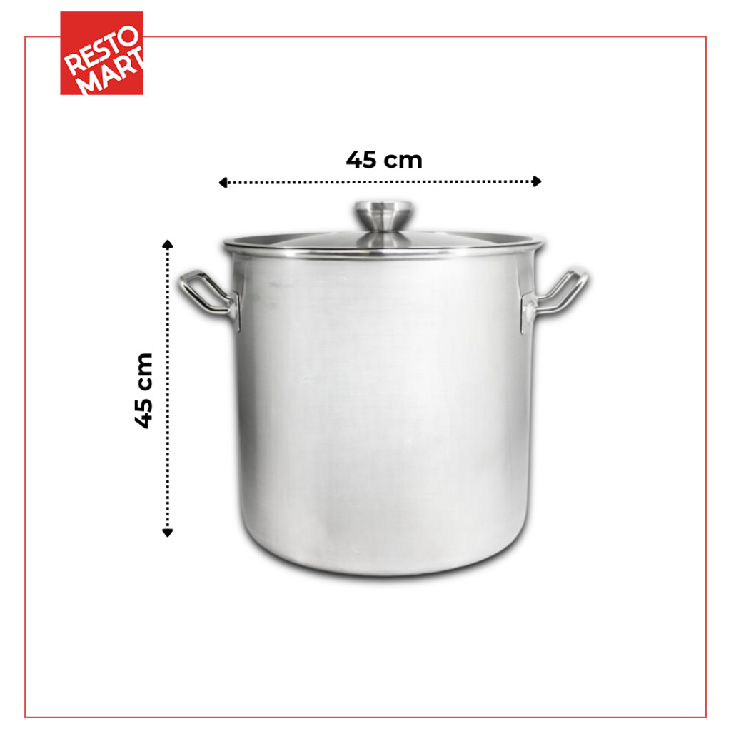 Stock Pot 45 / Panci 45 x 45 cm AQUILA Stainless 304 (0319097)(F7) - Image 2