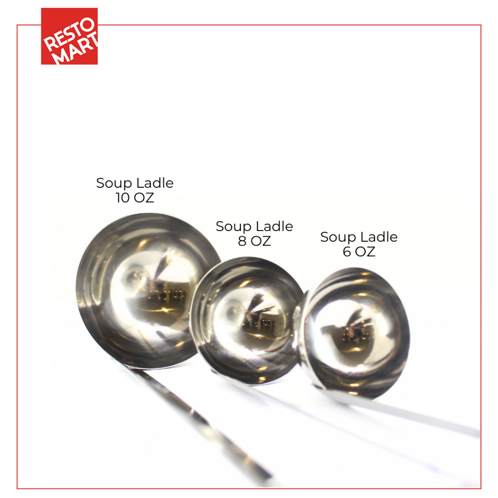 Sendok / Centong Sayur 300 ml / Prof Soup ladle 10 oz RESTOMART (2217039) (F6) - Image 5