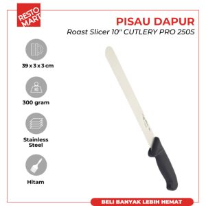 Roaster Slicer Knife 10" / Pisau Dapur / Pisau Daging 25.4 cm CUTLERY PRO KB 2266 250S BK101 (1511671) (F4)