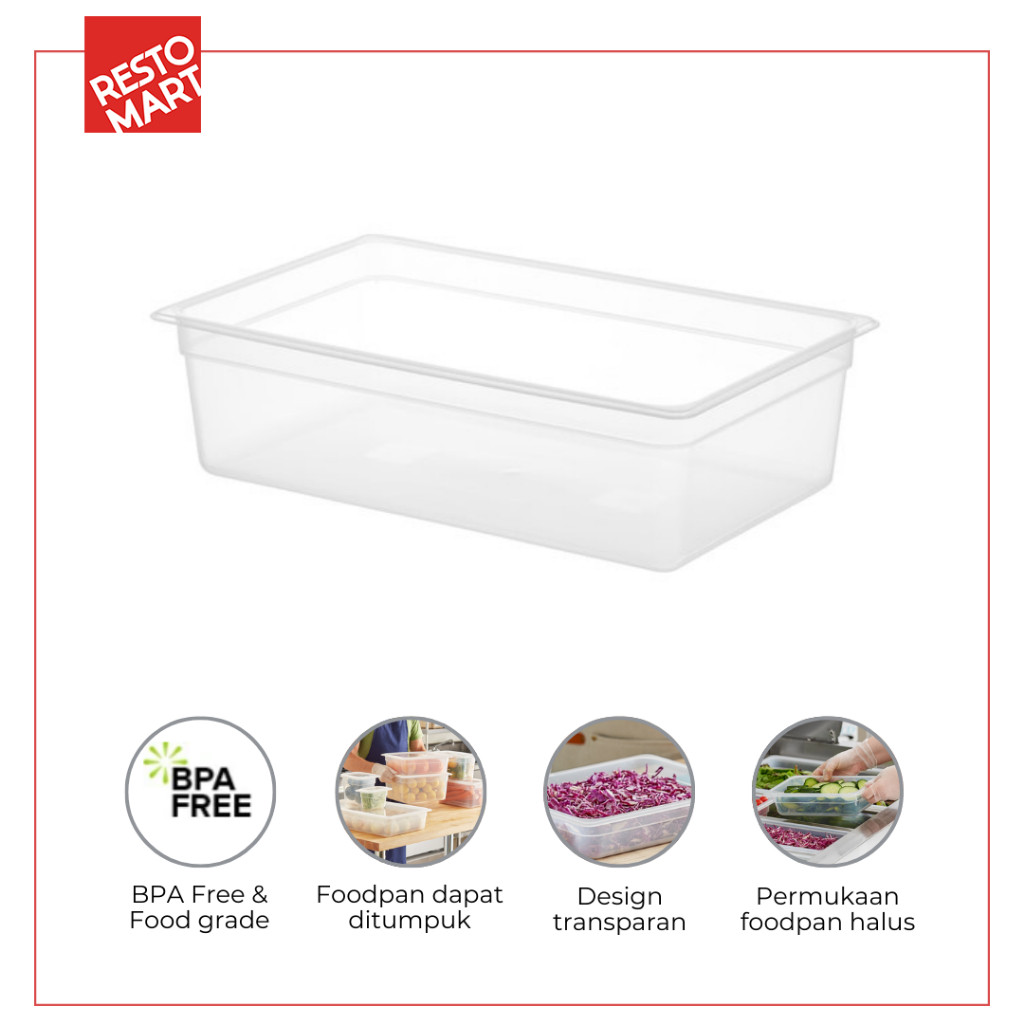 Foodpan 1/1 150 mm RESTOMART Polypropylene (0835003)(F0) - Image 3