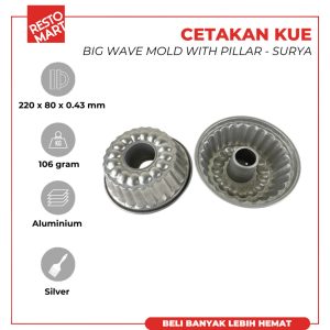 Cetakan Kue / Loyang Kue 22 cm RESTOMART Aluminium (0620635)(F3)