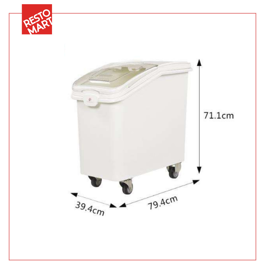 Tempat Bumbu / Tepung / Beras / Ingredient Bins 102 L RESTOMART ABS (2535003)(F0)