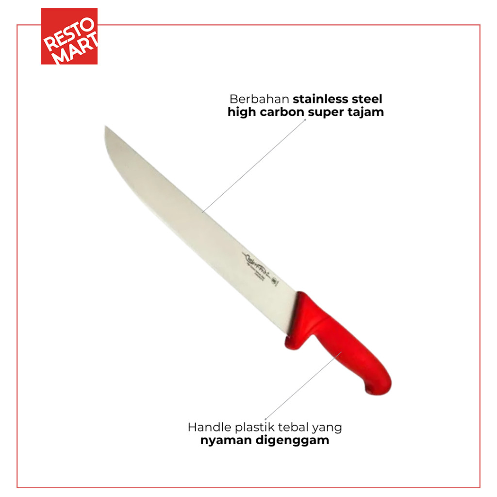 Straight Butcher Knife 10" / 25.4 cm CUTLERY PRO KB 2243 250 RD101 (1511675) (F6) - Image 3