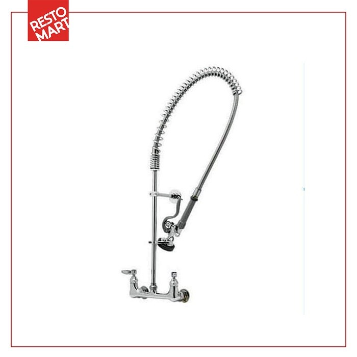 PRE RINSE UNIT (WALL MOUNTED) Spring Action 8" Center RESTOMART(0219128)(F0)