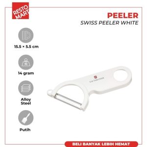 Pengupas Sayur & Buah / Swiss Peeler VICTORINOX 7.6073.7 K White (1516219) (F6)