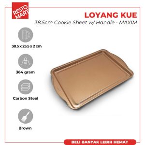 Loyang Cookie / Cookie Sheet with Handle MAXIM Carbon Steel (1221256) (F7)